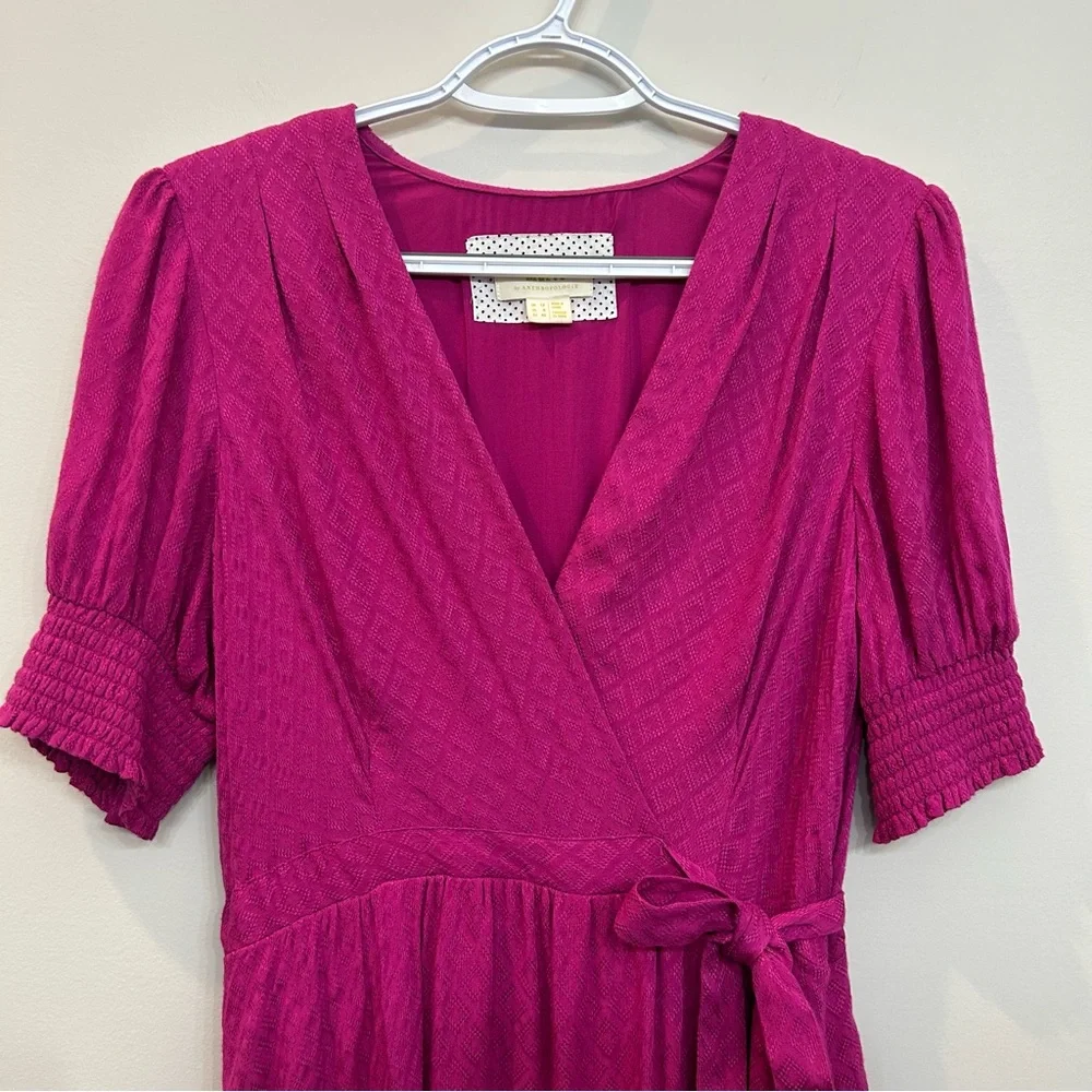Anthropologie Pink Midi Dress - Picture 3 of 14
